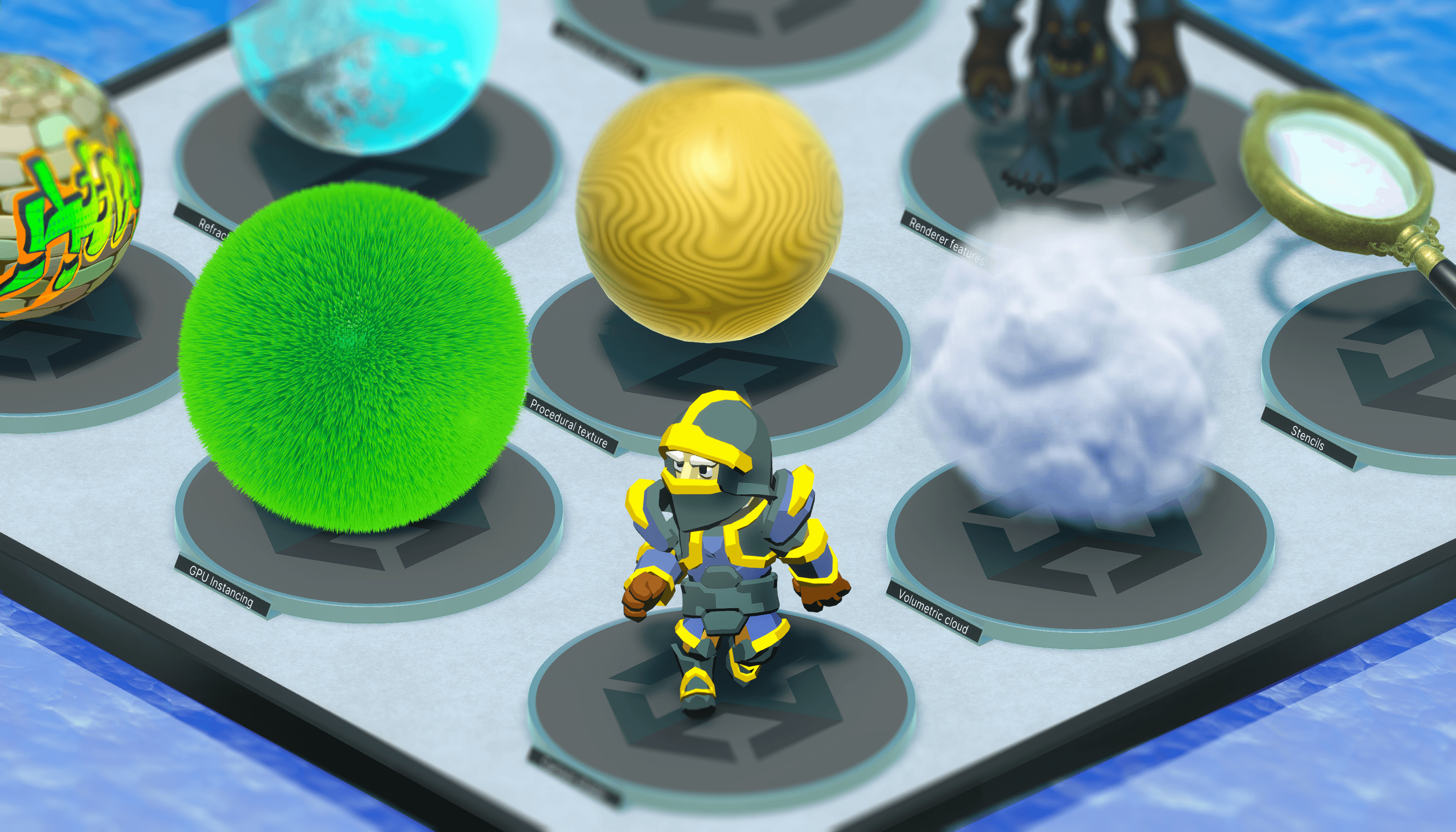 Erstellen Sie beliebte Shader und visuelle Effekte mit der Universal Render Pipeline